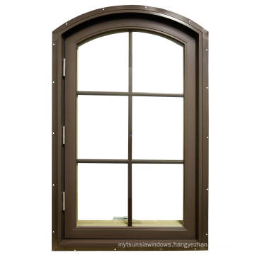 Europe Style Glass French Aluminium Casement Window